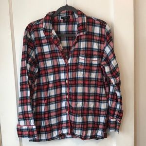 J Crew Flannel Top
